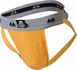 MM Sports Original Edition Swimmer/Jogger Jockstrap 2 inch Yellow - MAAT S - Heren Ondergoed - Jockstrap voor Man - Mannen Jock — thumbnail 1