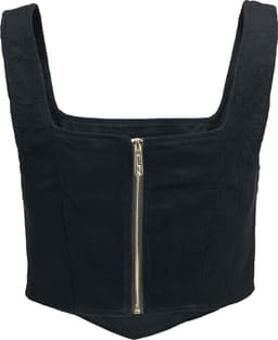 Killstar Withered Garden - Snakeheart Corset Dames Korset - zwart/paars - XXL — thumbnail 6