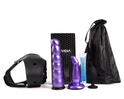 VIVIDIA Strapon Voorbinddildo - Pegging Harnas - Strap On Voor Mannen & Vrouwen - Met Extra Buttplug — thumbnail 9