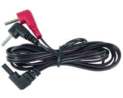 ElectraStim - Electrosex - Kabel met 90 Graden Plugs