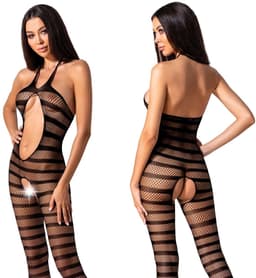 Passion - Woman Bs081 Bodystocking Black One Size — thumbnail 3