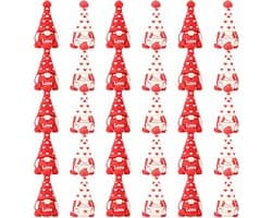 Kabouters Valentijnsdag Set - Miniatuur Figuurtjes Feestdagen - Romantische Sfeer Creëren - 30 Delige Set