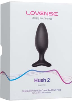 Lovense - Hush 2 Vibrerende Buttplug Met App - Zwart — thumbnail 20