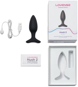 Lovense - Hush 2 Vibrerende Buttplug Met App - Zwart — thumbnail 10