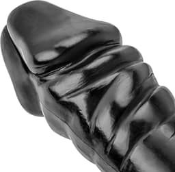 All Black - Extra Grote Zwarte Dildo - 38 cm - Zwart — thumbnail 3