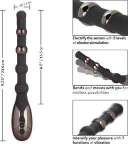 CalExotics - Volt Electro Beads - Anal Toys Electro Zwart — thumbnail 6