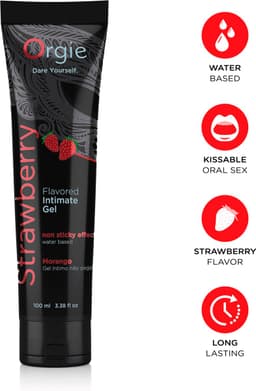 Orgie - Lube Tube Intieme Gel met Smaak Aardbei 100 ml — thumbnail 8