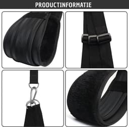 Sex Schommel - Sex Swing Extra Stevig – Seksschommel – Seksspeeltjes voor Koppel – Seks Schommel BDSM – Erotiek Toys - Sex Sling – Love Swing – Discreet Verpakt – Zwart — thumbnail 6