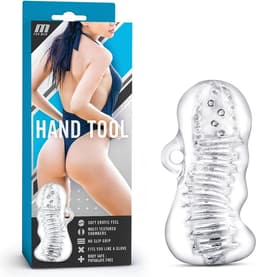 M for Men - Hand Tool Masturbator - Transparant — thumbnail 2