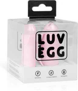 LUV EGG Vibrerend ei - Vibratie eitje met afstandsbediening (draadloos) - Koppeltoy - Roze — thumbnail 12