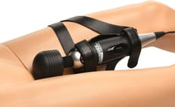 XR Brands - Thunder Strap Wand Dij Harnas - Zwart — thumbnail 3