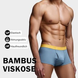 Heren Boxershorts Modal Dual Boxer Aparte Zakken Bulge Enhancing — thumbnail 5