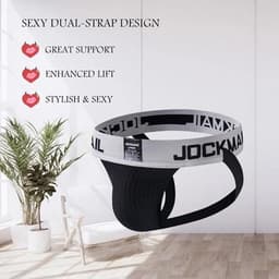 Heren Jockstrap Athletic Supporter Ondergoed Sport Jock Strap Slip — thumbnail 4