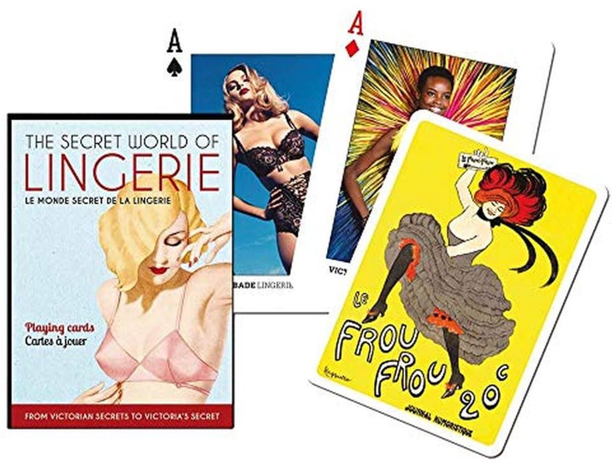 Lingerie thema kaartenspel - 55 unieke kaarten — afbeelding 1