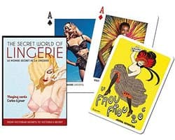 Lingerie thema kaartenspel - 55 unieke kaarten