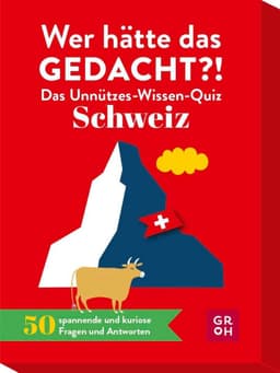 Verrücktes Wissensquiz Schweiz – 50 kuriose Fragen & Antworten — thumbnail 1