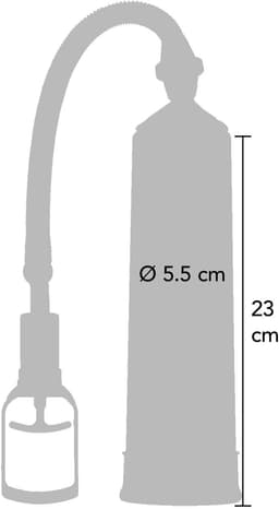 Toy Joy Power Pump - Penispomp - Rood - Ø 55 mm — thumbnail 2