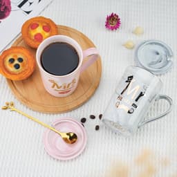 Romantisch Huwelijkscadeau voor Koppels - 2 Stuks Keramische Geschenkmokken 400ml — thumbnail 5