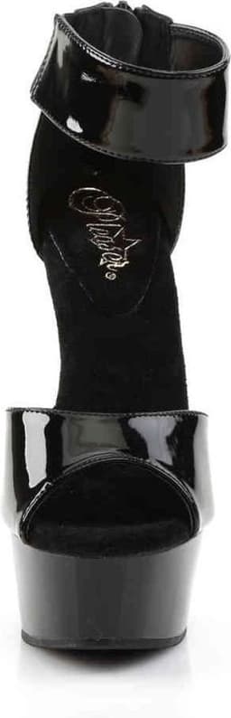 Pleaser - DELIGHT-670-3 Sandaal met enkelband - US 11 - 41 Shoes - Zwart — thumbnail 2