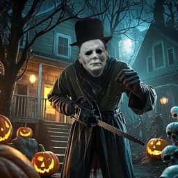 Omgoods - Michael Myers Horror Masker voor Cosplay — thumbnail 4