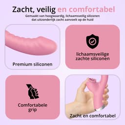 Desiredrops® - satisfaction - Dubbele Penetratie Vibrator - Luchtdruk Vibrator - Clitoris & G Spot stimulator - Krachtig - Vibrators - Vibrators voor vrouwen - Sex toys voor koppels - Vibrator-Discreet Bezorgde -Licking Sucking - sex speeltjes — thumbnail 5