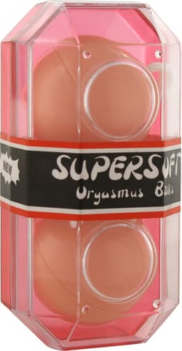 Seven Creations - Duoballs - Soft-Balls - Vaginale Balletjes - Oranje - Ø 35 mm — thumbnail 4