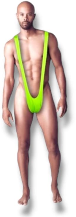 Mankini Groen – One Size | Hilarisch & Sexy Kostuum — thumbnail 5
