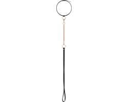 Rosy Gold - Halsband met Leash - Zwart — thumbnail 3