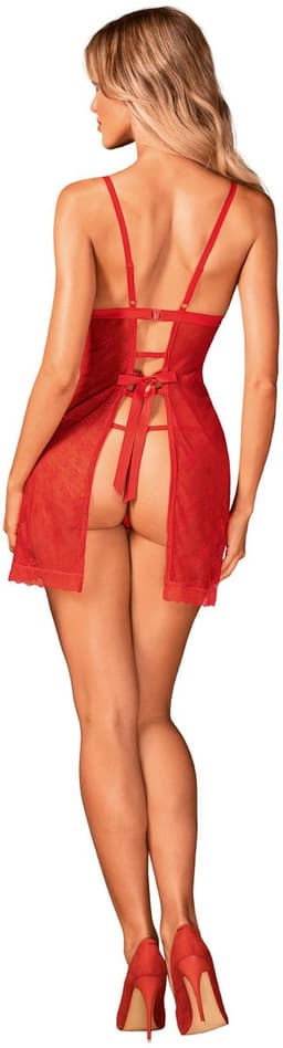 Obsessive - Claussica Babydoll & Thong XL/2XL — thumbnail 10