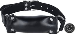 Banoch - Bit gag soft straight black - bitgag van imitatieleer zwart - bdsm — thumbnail 8