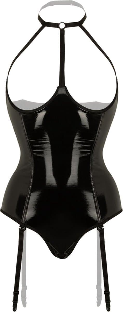 Body Met Open Cups Dark Desire - zwart — afbeelding 1