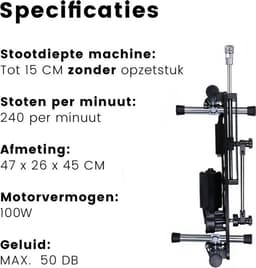 Pro 1 Premium Seksmachine 2.0 Smart App met dildo en afstandsbediening Roze — thumbnail 14