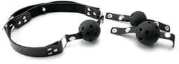 Pipedream Fetish Fantasy mondknevel Ball Gag Training System zwart — thumbnail 17
