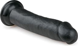 EasyToys - Realistische Dildo met Zuignap - 20,5 cm - Dildo's - Sex Toys voor Vrouwen en Mannen - Dildo Mannen Anaal - Zwart — thumbnail 3