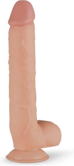 Real Fantasy - Elvin - Realistische Dildo met Zuignap - 27,5 cm - Dildo - Dildo's - Sex Toys voor Vrouwen en Mannen - Dildo Mannen Anaal - Beige — thumbnail 2