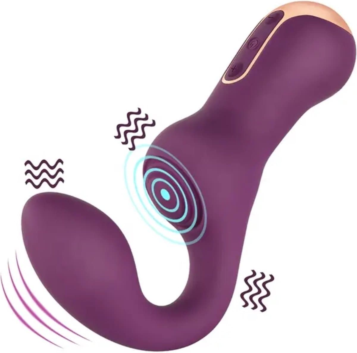 Lovemytoy® 2-in-1 G-Spot & Clitoris Vibrator – 10 Vibratiestanden – Fluisterstil – Waterdicht – Oplaadbaar – Seksspeeltje voor Vrouwen — afbeelding 1