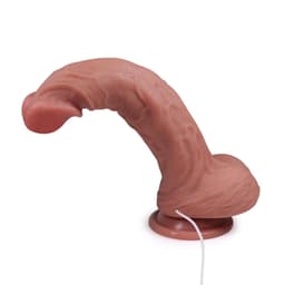 Handful Dildo Vibrator voor Vrouwen – Siliconen Vibrator Afstandsbediening – Realistische Vibrator met Zuignap 22.5 cm - Huidkleurig — thumbnail 5