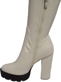 SALINYANG PLATEAU OVER THE KNEE LAARZEN WIT SIZE 40 — thumbnail 2