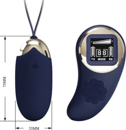 PRETTY LOVE - MINA VIBRATING EGG REMOTE CONTROL BLUE | VIBREREND EI | VIBRATOR | SEKSSPEELTJES | VIBRATOR VOOR VROUWEN — thumbnail 1
