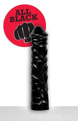 All Black Grote zwarte realistische dildo 33 cm — thumbnail 15