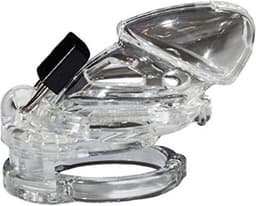 The Vice - Kuisheidskooi - Peniskooi - Chastity Cage - Transparant - Verkrijgbaar in maten Mini Standaard en Plus Standaard — thumbnail 1