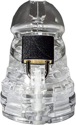 The Vice - Kuisheidskooi - Peniskooi - Chastity Cage - Transparant - Verkrijgbaar in maten Mini Standaard en Plus Standaard — thumbnail 6