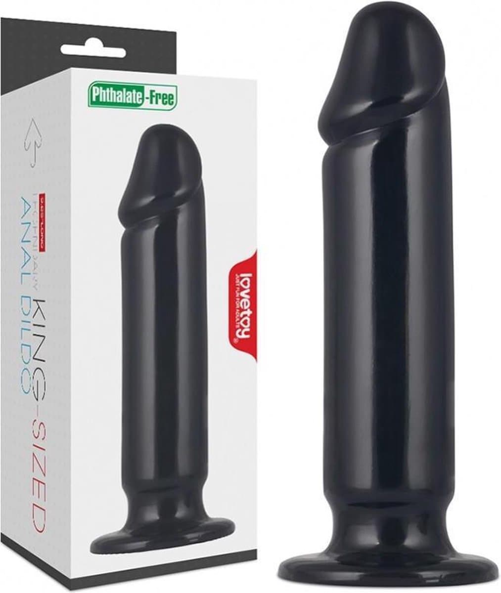 Lovetoy zwarte King Size Anaal Dildo — afbeelding 1