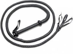 Rimba - Zweep - Bullwhip - 250 cm - Zwart — thumbnail 3