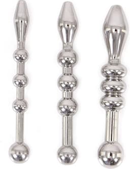 Kiotos - Penis Plug - Urethral Trainer Kit 3 Solid Beads - Penis plugs — thumbnail 3