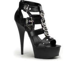Delight-658 black matt - (EU 39 = US 9) - Pleaser