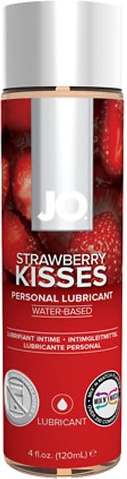 System JO - H2O Glijmiddel Strawberry Kiss - 120 ml — thumbnail 1
