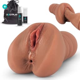 DailyPlay Pocket Pussy voor Man - 2 in 1 – Masturbator met Billen en Kunst Vagina – Sex Toys Mannen en Koppels – Nep Kut — thumbnail 1