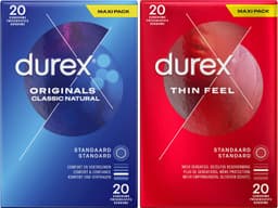 Durex - 40 Condooms - Classic Natural 20st - Thin Feel 20st — thumbnail 8