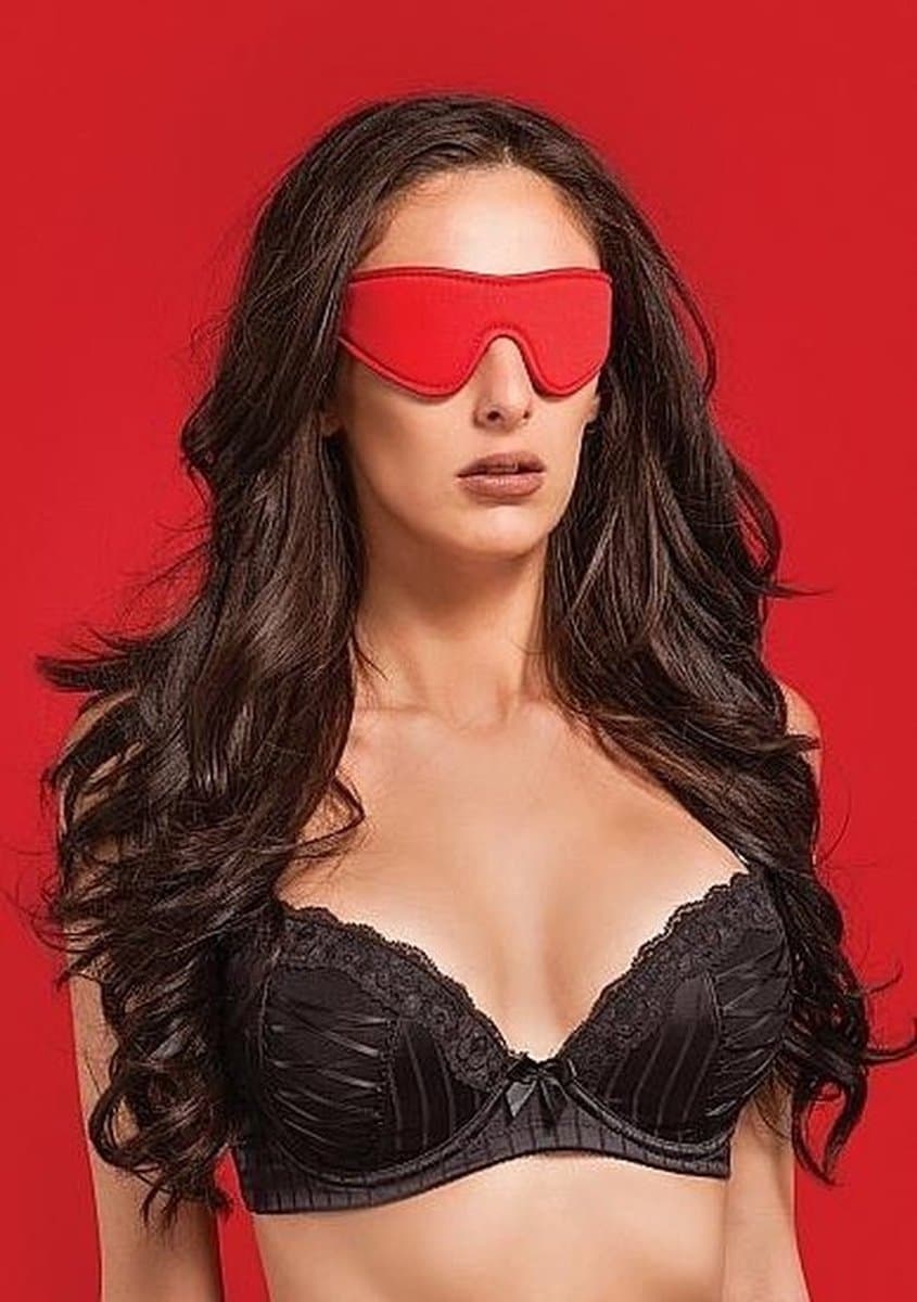 Kunstlederen Oogmasker met Dubbele Zijde — afbeelding 1